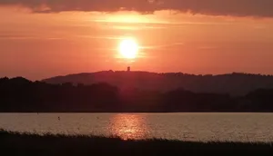 Sonnenuntergang an der Ostsee bei Baabe auf Rügen